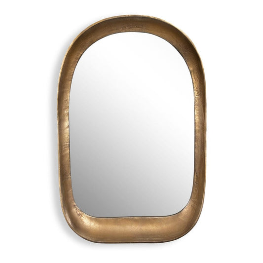 Bradano Arch Mirror, Brass