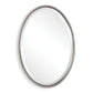 Sherise Oval Mirror, Nickel