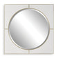Cyprus Square Mirror, White