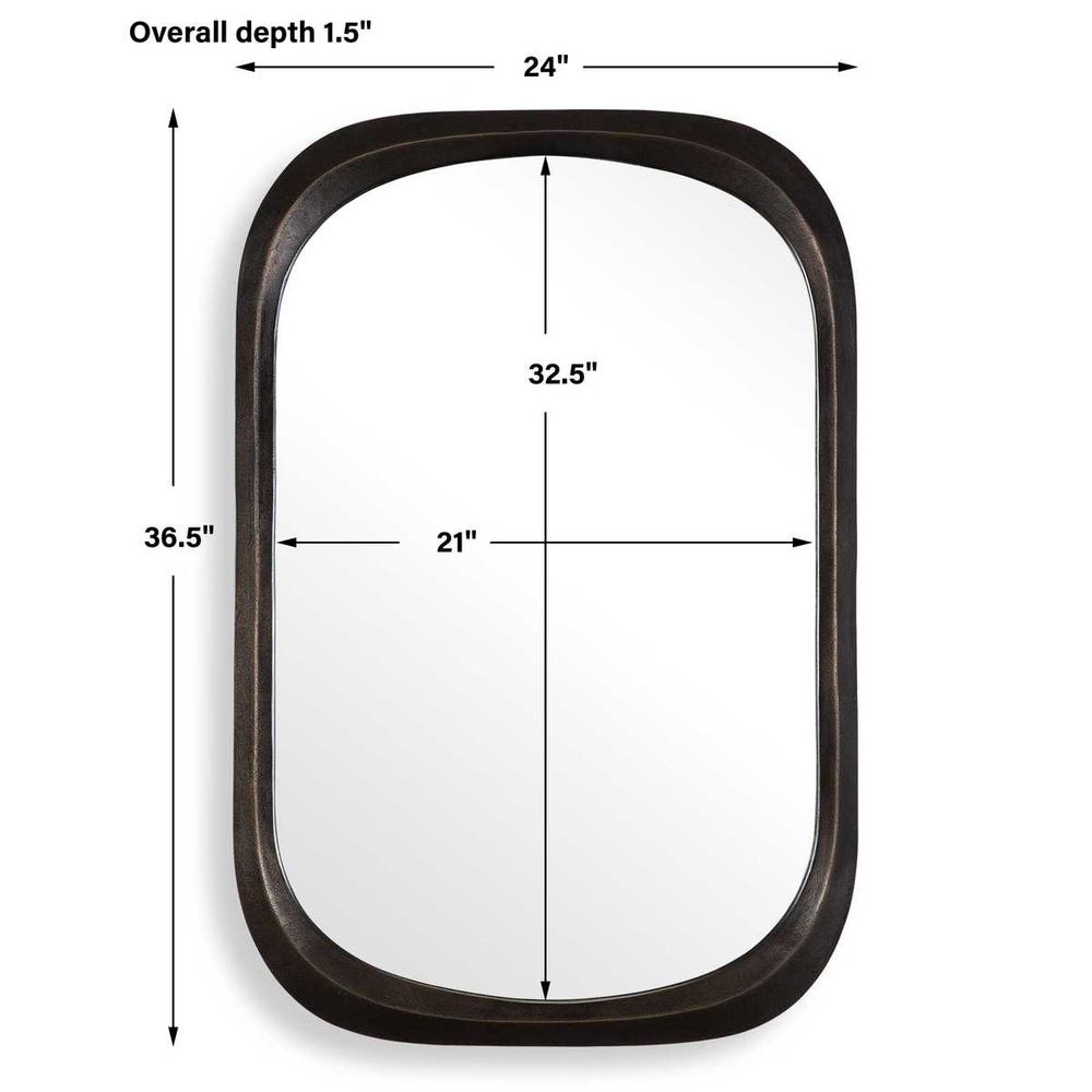 Malone Mirror, Bronze