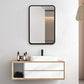 Crofton Vanity Mirror, Black