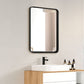Crofton Vanity Mirror, Black