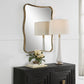 Pavia Vanity Mirror, Gold