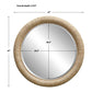 Mariner Round Mirror, Natural