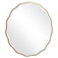 Aneta Round Mirror, Gold