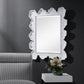 Sea Coral Mirror, White