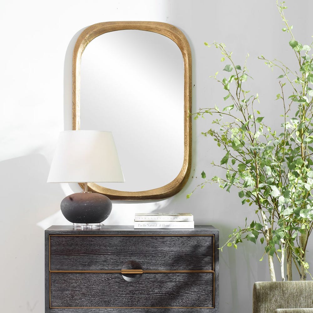 Malone Mirror, Brass