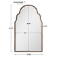 Brayden Arch Mirror, Bronze