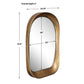 Bradano Arch Mirror, Brass