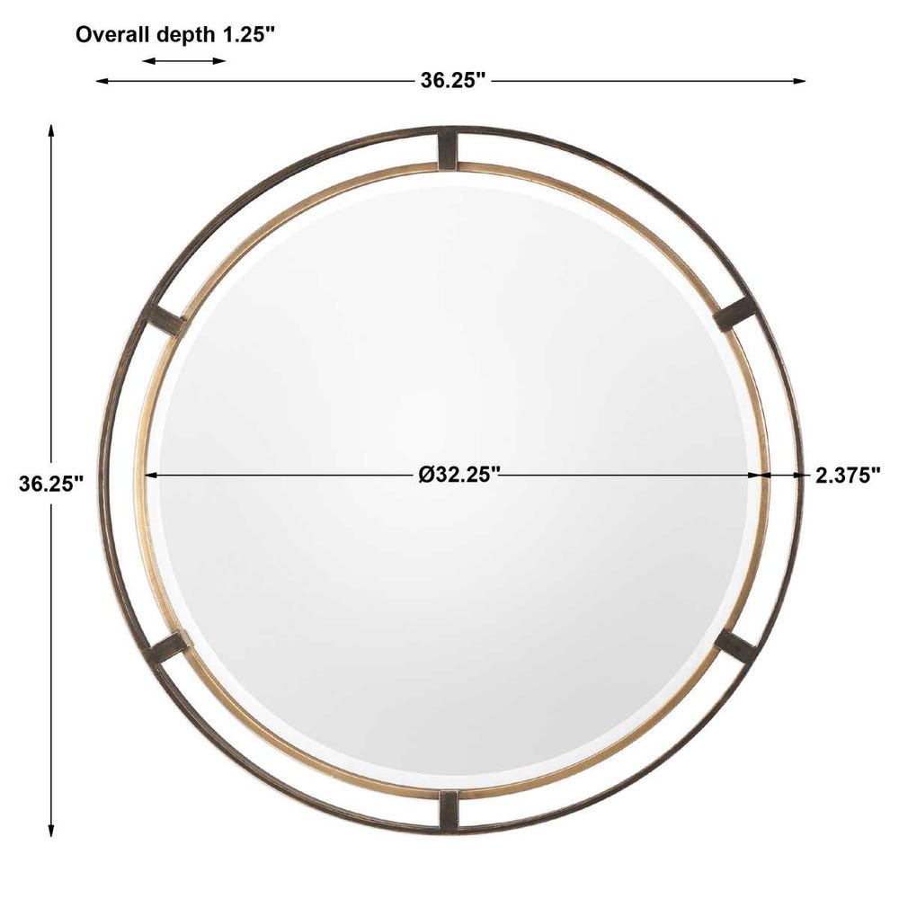 Carrizo Round Mirror