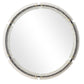 Crystalline Round Mirror