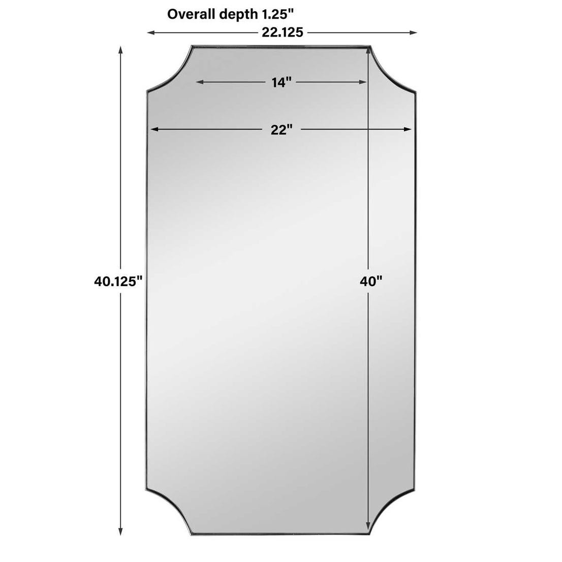 Lennox Mirror, Nickel