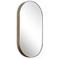 Lago Oval Mirror, Gold