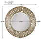 Alita Round Mirror, Champagne