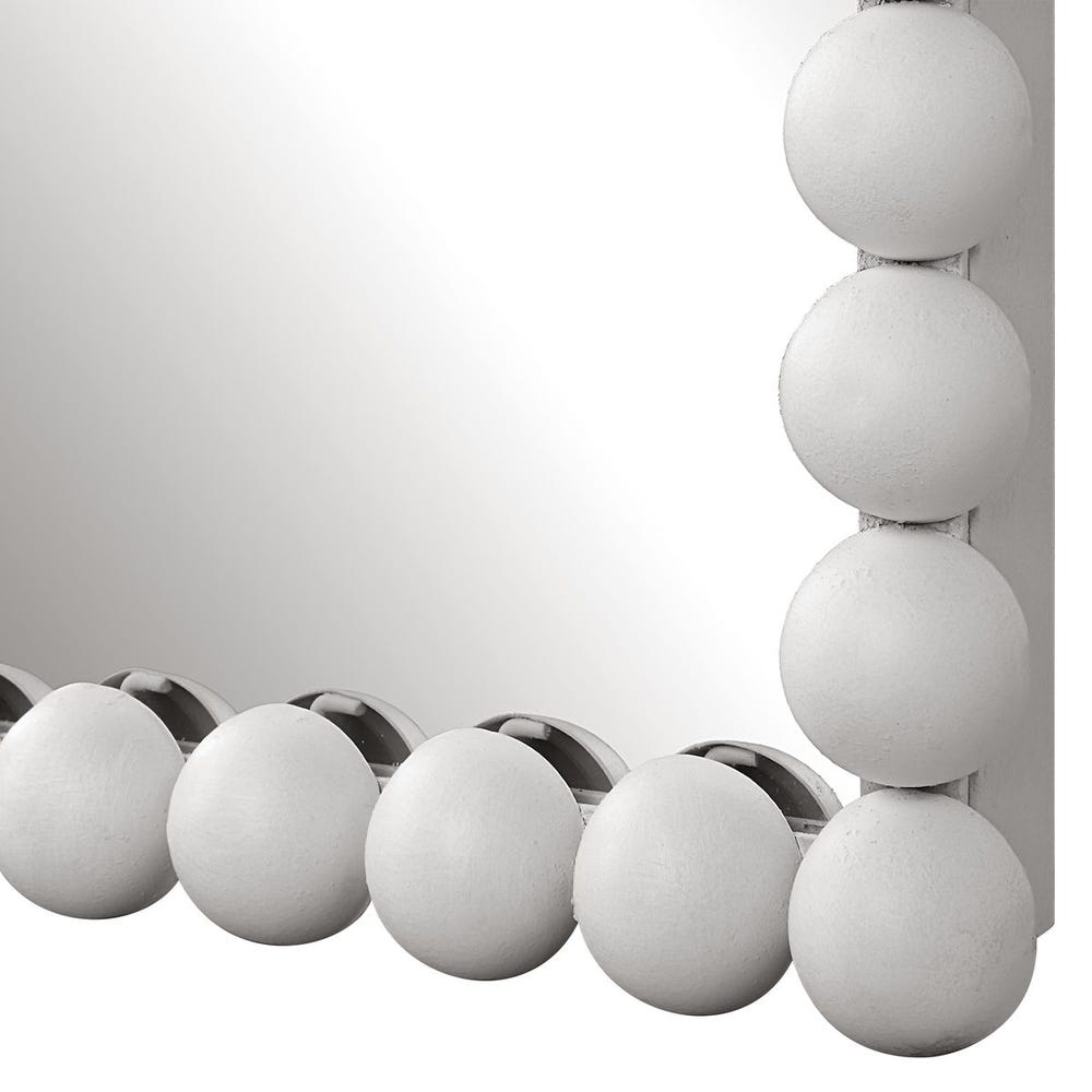 Serna Tall Mirror, White