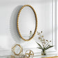 Serna Oval Mirror, Gold