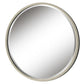 Ranchero Round Mirror, White