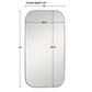 Taft Mirror, Polished Nickel