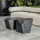 Parra Outdoor Side Table, Slate
