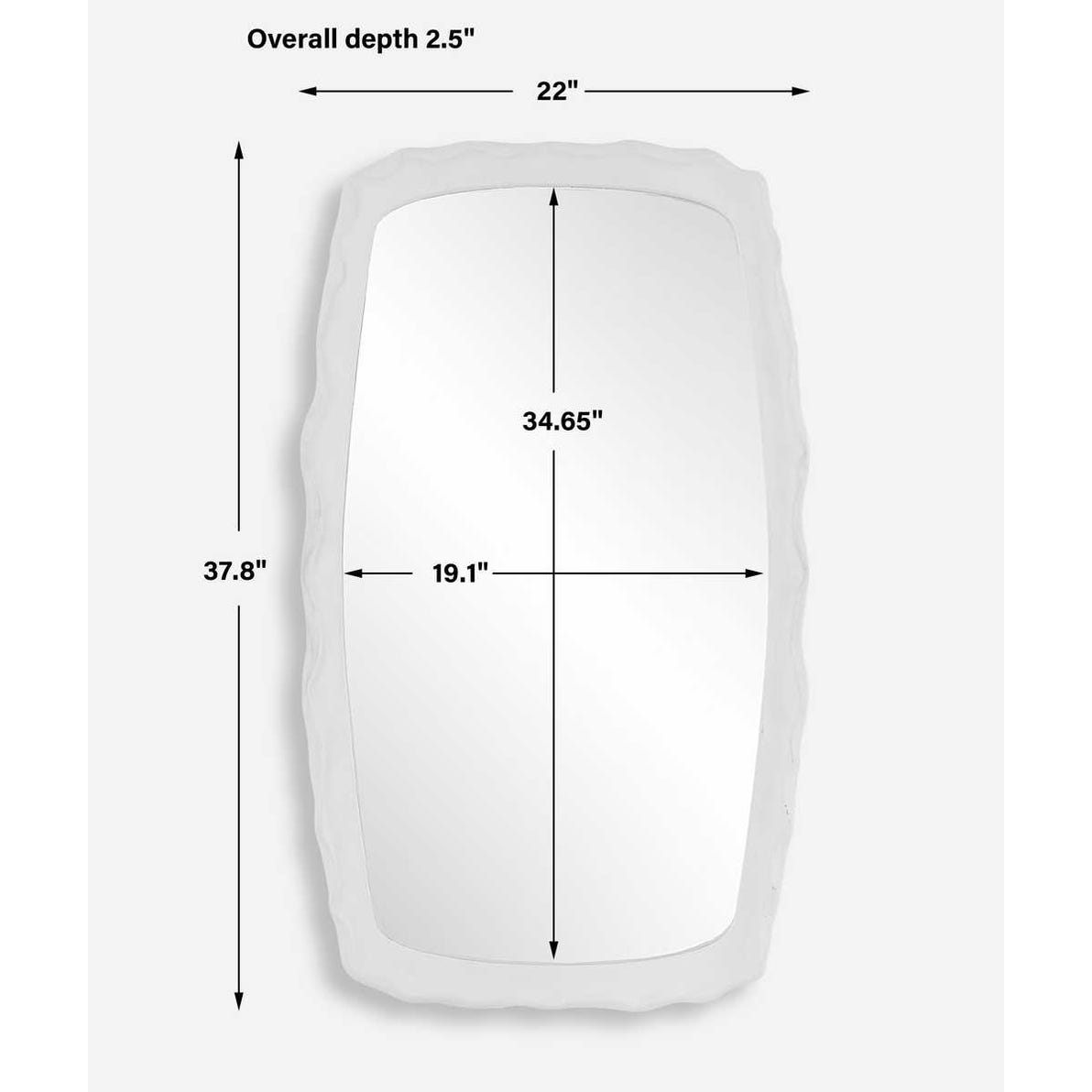 Marbella Mirror, White