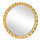 Haya Round Mirror, Gold