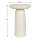 Joppa Outdoor Accent Table, Warm White