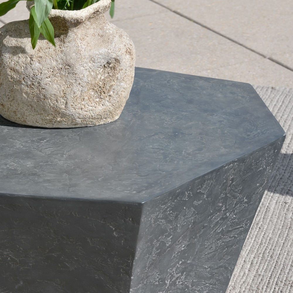 Parra Outdoor Coffee Table, Slate