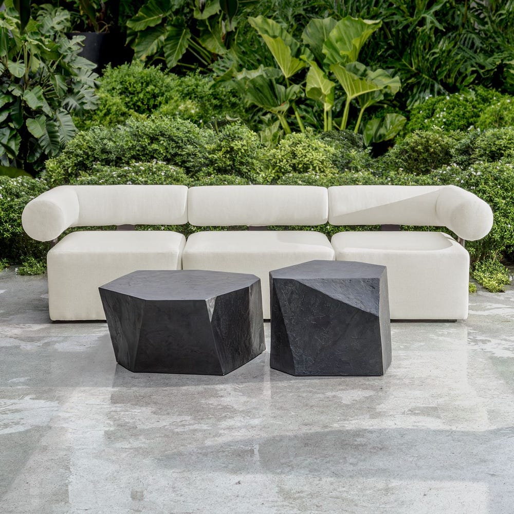 Parra Outdoor Coffee Table, Slate