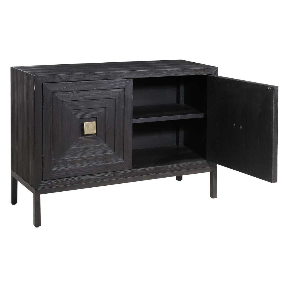 Aiken 2 Door Cabinet, Black
