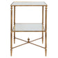 Henzler Lamp Table, Gold