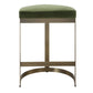 Ivanna Counter Stool, Brass - Moss