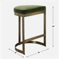 Ivanna Counter Stool, Brass - Moss