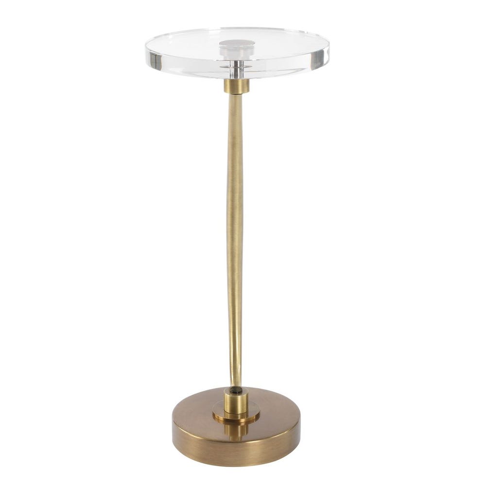 Waveney Drink Table, Brass