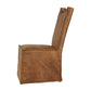 Delroy Armless Chair, Cognac, 2 Per Box, Priced Each