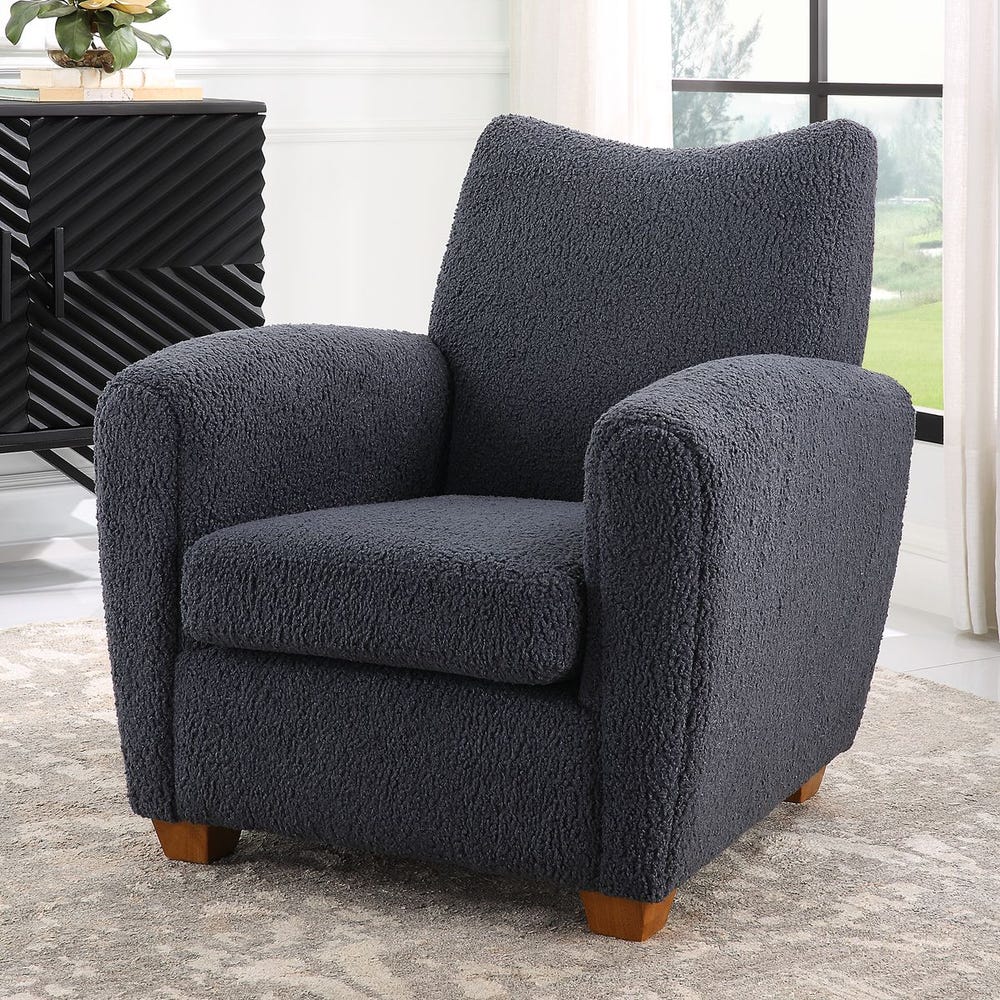 Teddy Accent Chair, Slate