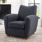 Teddy Accent Chair, Slate