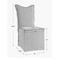 Narissa Armless Chair, 2 Per Box, Priced Each
