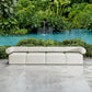 Bolster Back Outdoor Sofa, Armless