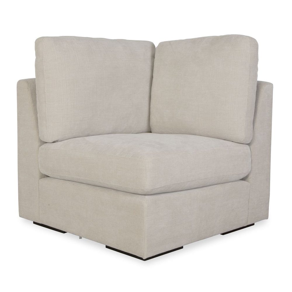 Refuge Sofa - Sectional with Ottoman - Sand Recycled Polyester