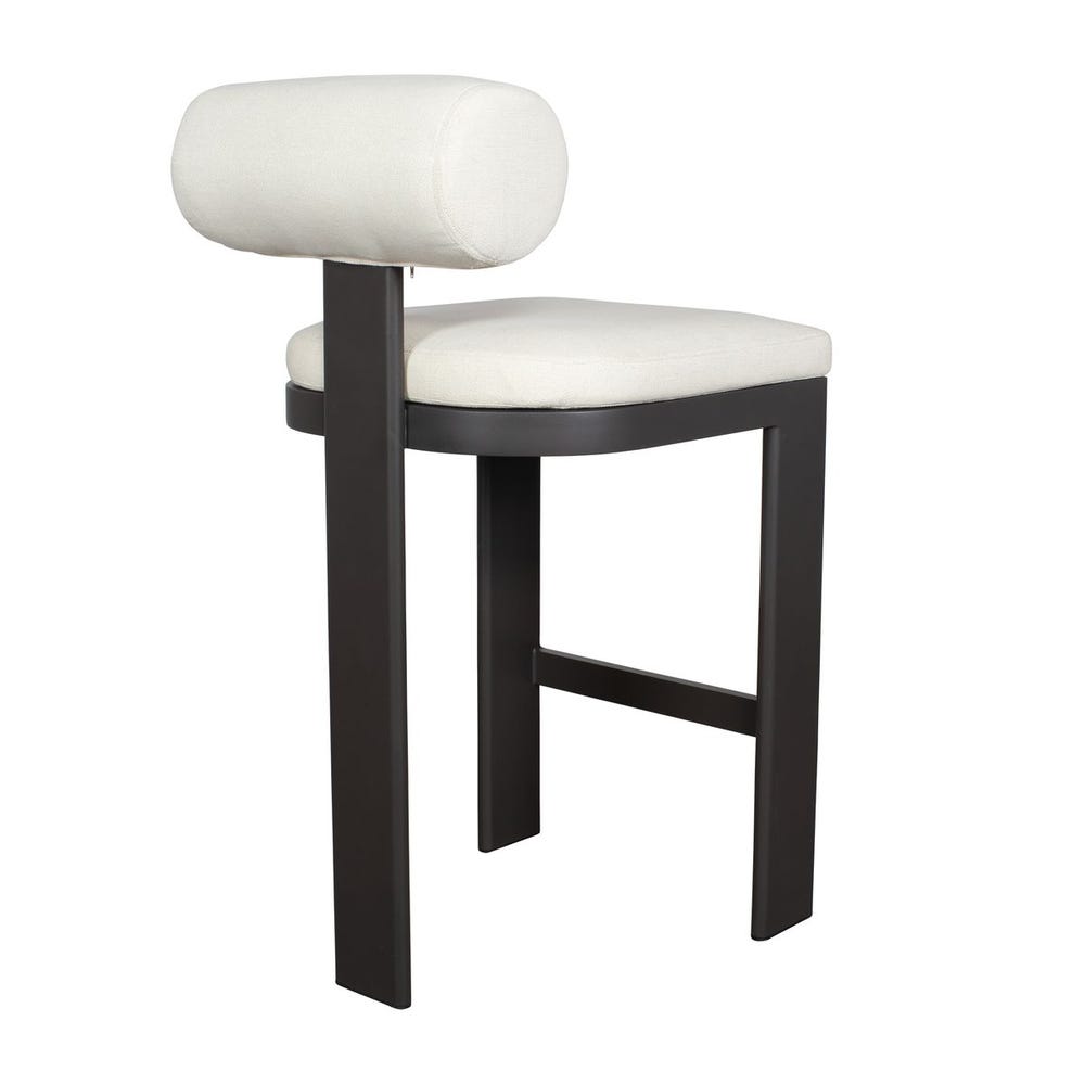 Bolster Back Outdoor Bar Stool