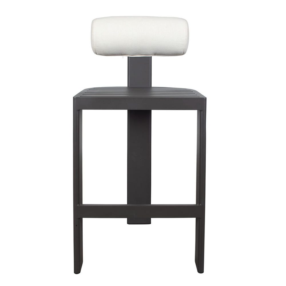 Bolster Back Outdoor Bar Stool