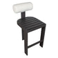 Bolster Back Outdoor Bar Stool