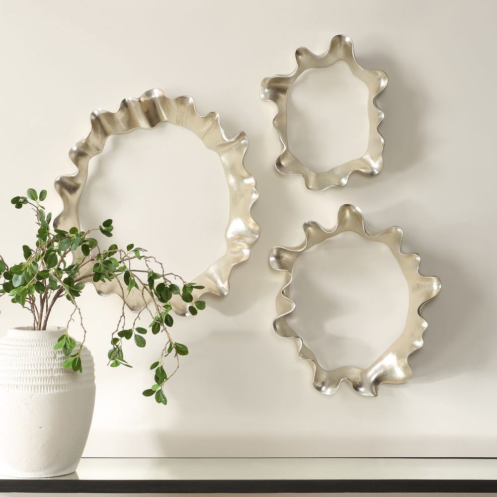 Ripple Effect Wall Decor, S/3