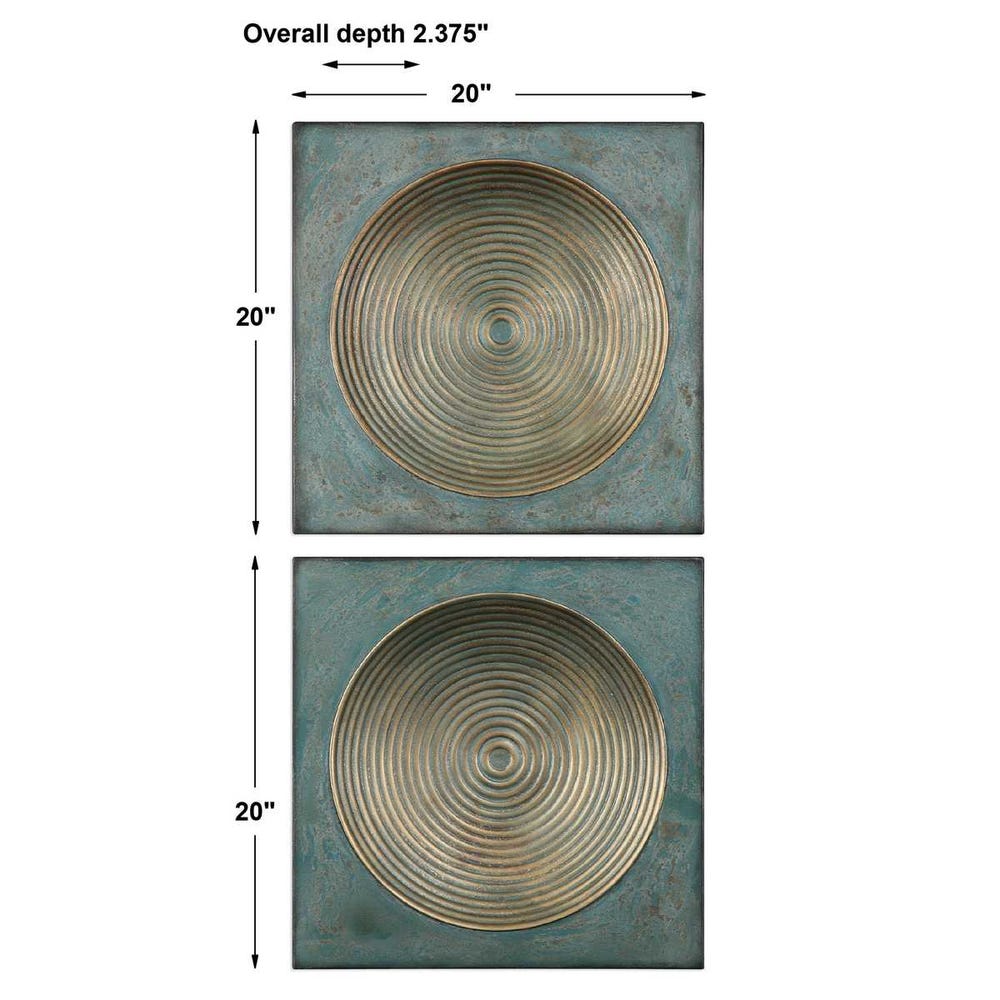 Sybil Metal Wall Decor, S/2