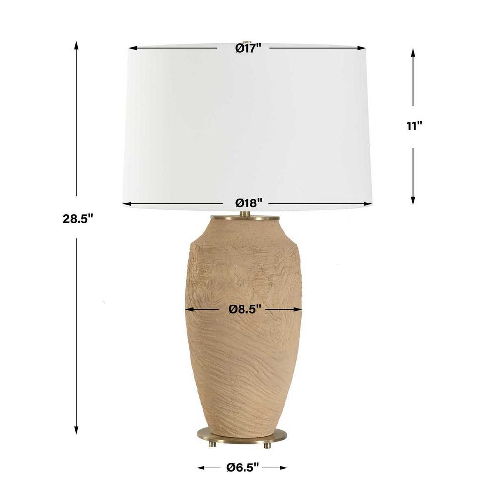 Sandstone Flow Table Lamp