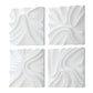 Snowdrift Wall Decor, S/4