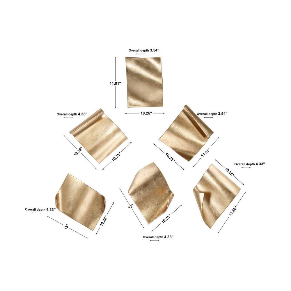 Fluttering Pages Wall Decor, S/6