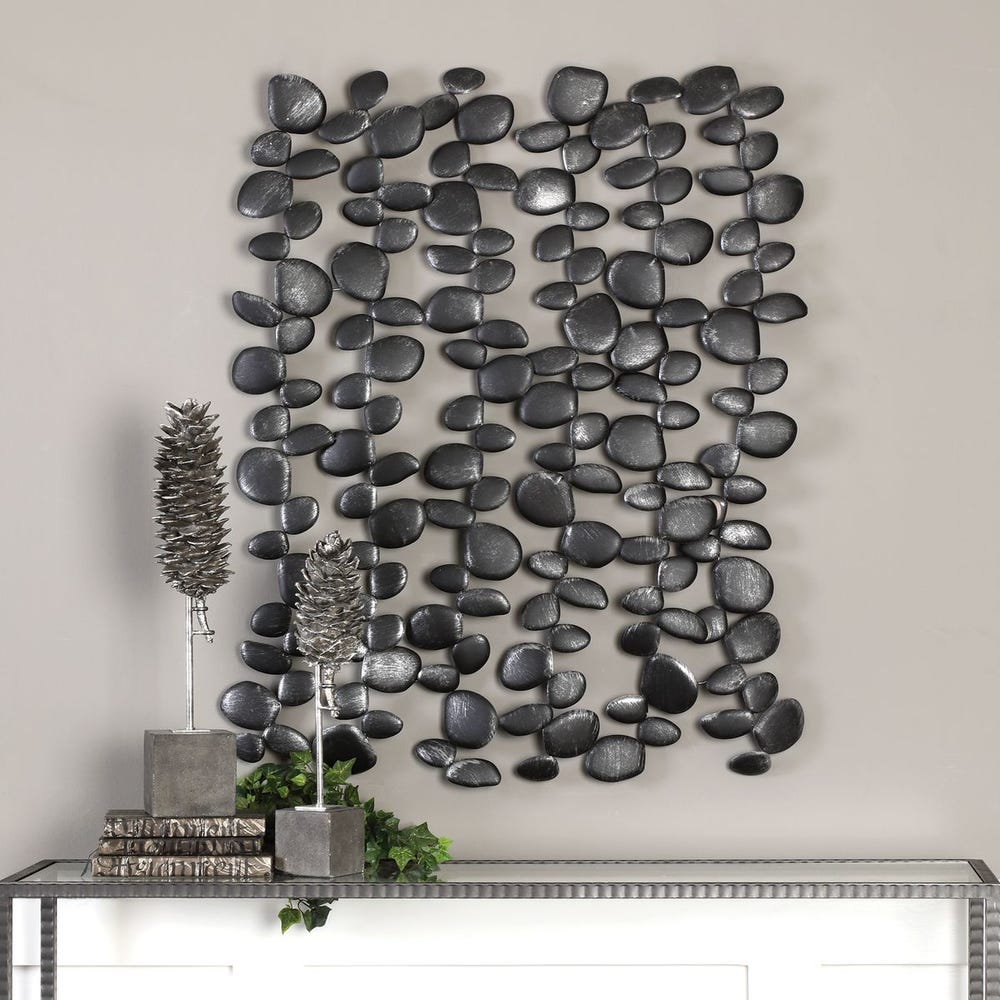 Skipping Stones Metal Wall Decor