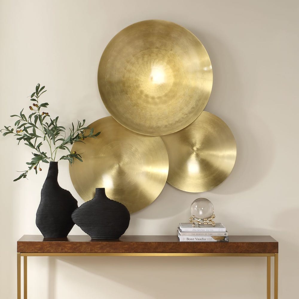 Cymbalic Metal Wall Decor, S/3