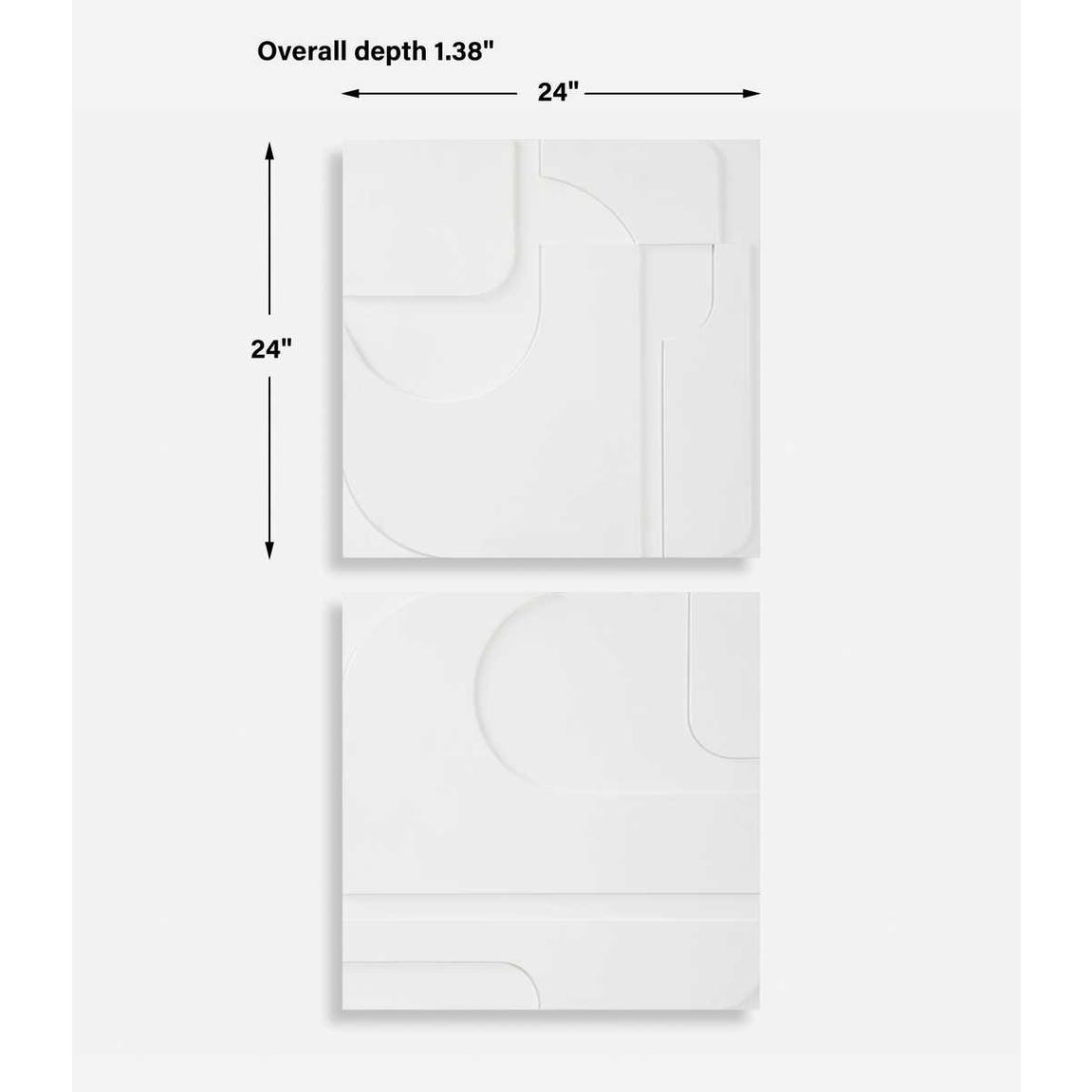Contours Wood Wall Decor, S/2